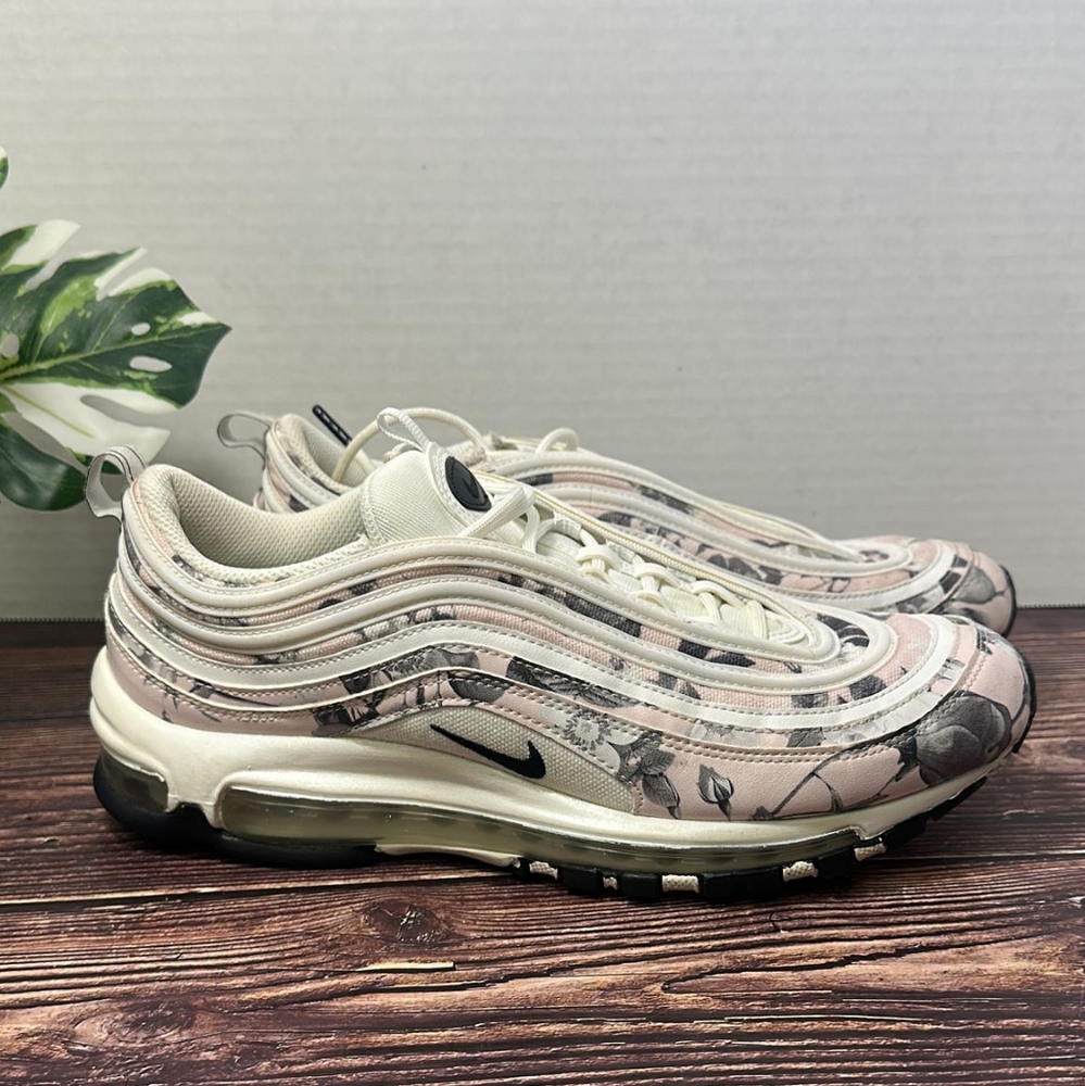 Nike Women's Air Max 97 in Cream and Black